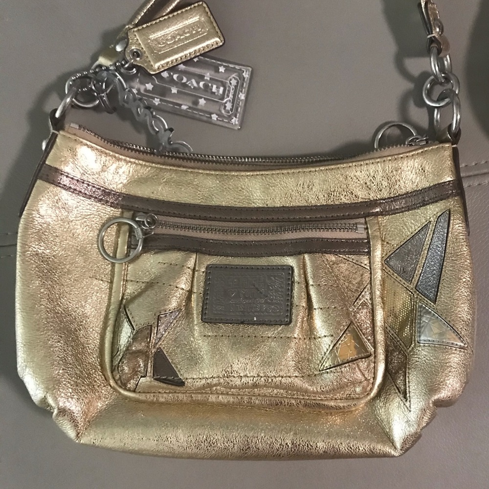 Coach Poppy star collection leather spotlight bag - Picture 2 of 6